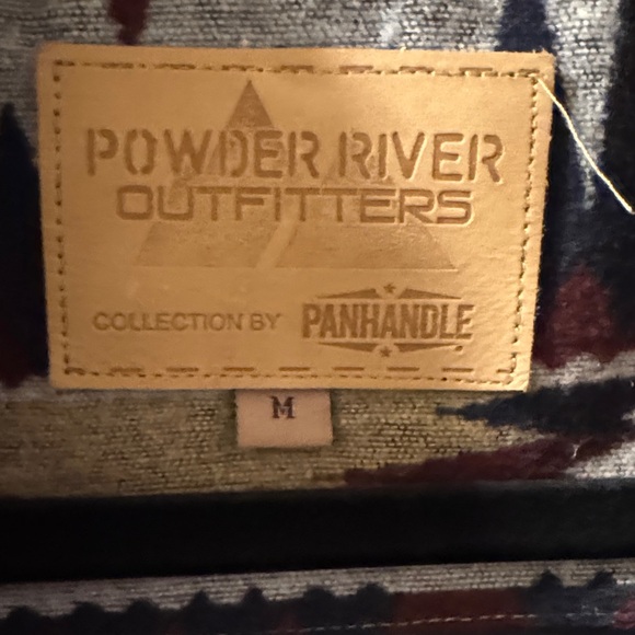 Powder River Outfitters Southwest Pattern Jacket with Faux Fur Collar size med - Picture 2 of 5